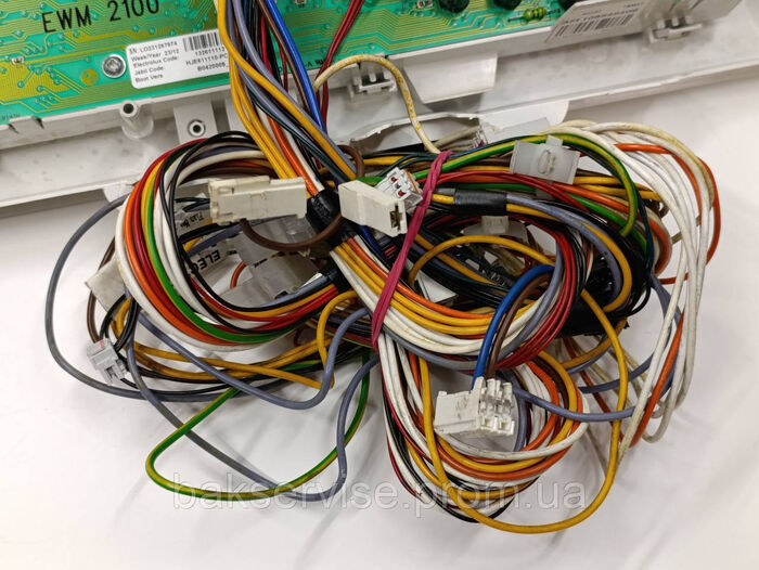 Плата управління(індикації) з проводкою до пральної машини Electrolux EWT 106411 W Б/У