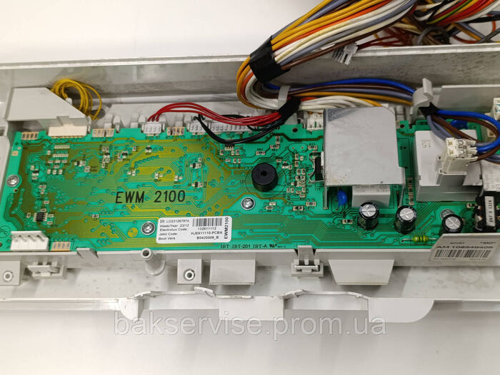 Плата управління(індикації) з проводкою до пральної машини Electrolux EWT 106411 W Б/У