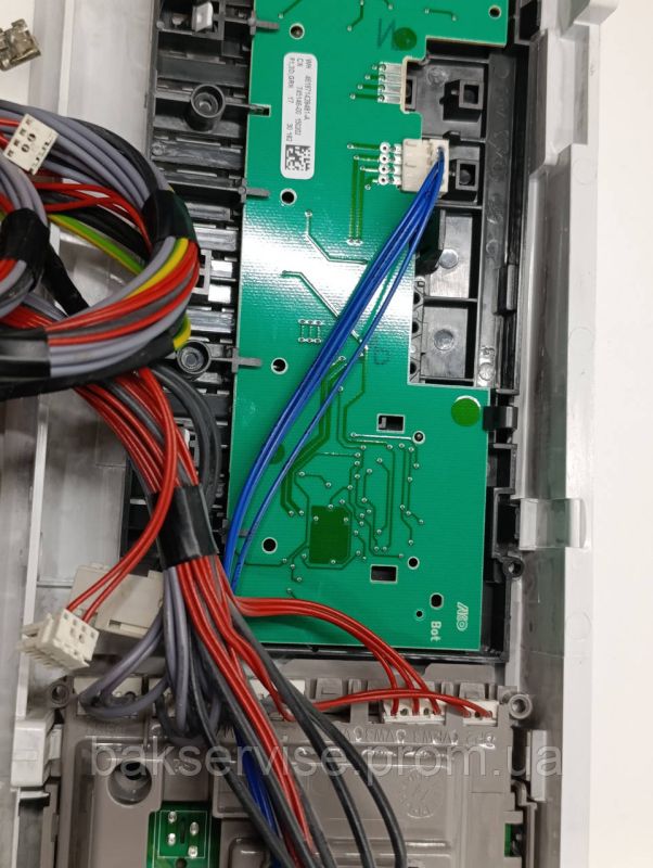 Плата управління(індикації) з проводкою до пральної машини Whirlpool AWO/C 6304 Б/У