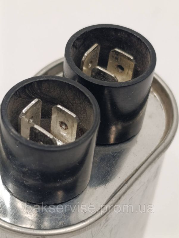 Конденсатор високовольтний мікрохвильової CH85-21097 0.97 mf 2100v Б/У (3 фішки, 6 мм)