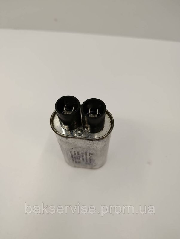 Конденсатор високовольтний мікрохвильової CH85-21100 1 mf 2100 V Б/У (3 фішки, 6 мм)