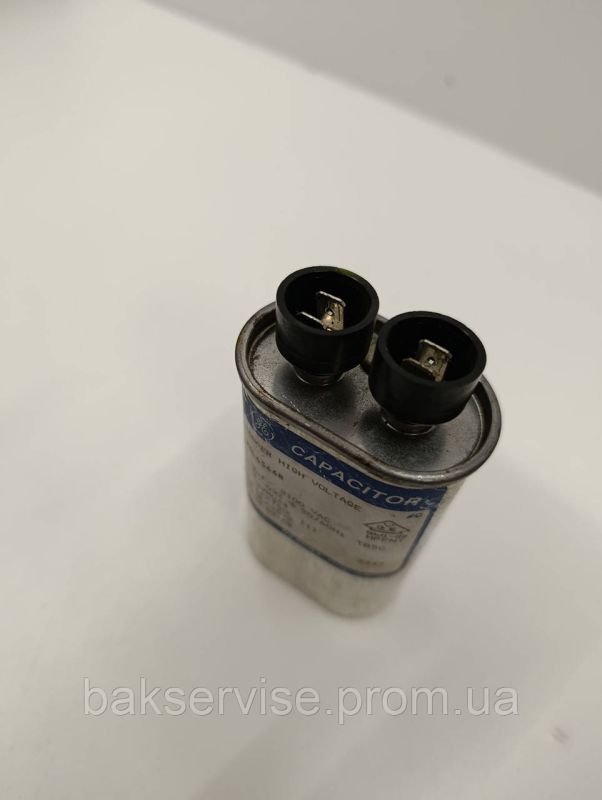 Конденсатор високовольтний мікрохвильової 23L6544R 92 uf 2100 V Б/У (2 фішки, 6 мм)