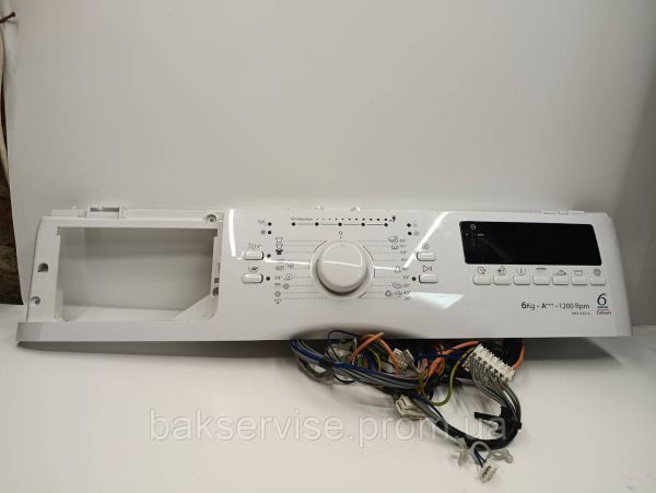 Плата управління(індикації) з проводкою до пральної машини Whirlpool AWS 63213 Б/У