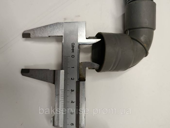 Шланг зливу води до пральної машини Атлант МКАУ.758577.001 230мм б/у