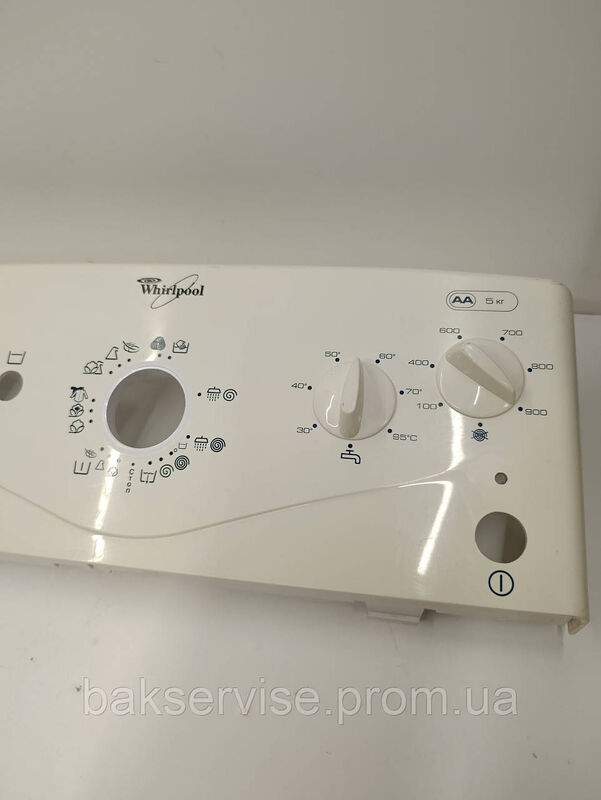 Передня панель(пластик) до пральної машини Whirlpool AWT 2296 Б/У