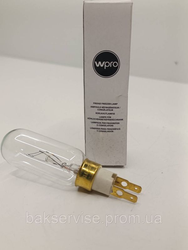 Лампочка внутрішнього освітлення для холодильника Whirlpool 481213428078 НОВЕ