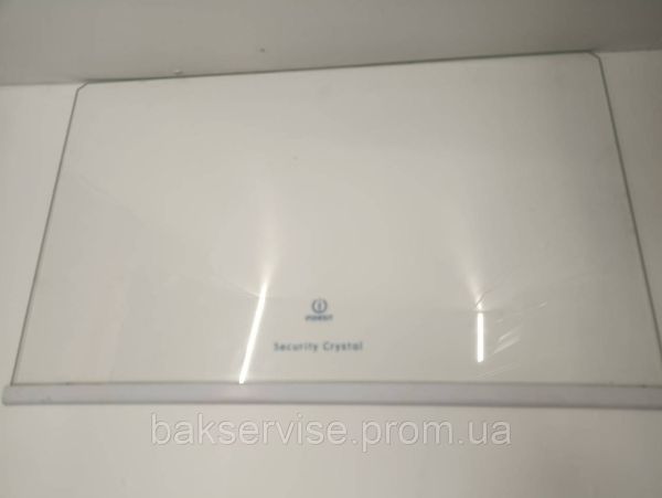 Полиця(скляна) над ящиком для овочів для холодильника Indesit C00509951 B18T.026 Б/У