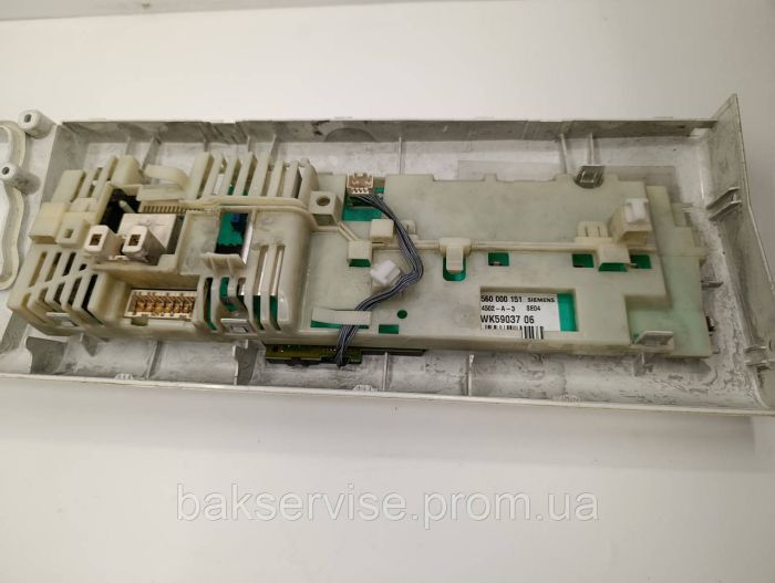 Плата управління(індикації) до пральної машини Bosch/Siemens 5WK59037 06 Б/У