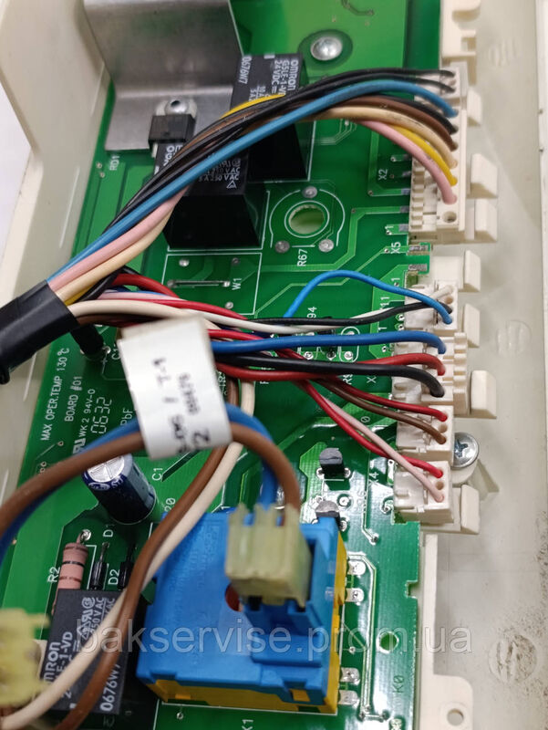 Плата управління(індикації) до пральної машини Rainford RWM-0851 SSD 3.5 кг Б/У (з проводкою)