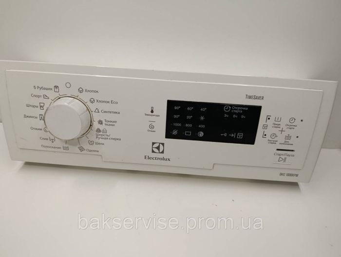 Плата управління(індикації) до пральної машини Electrolux EWT1062TDW Б/У