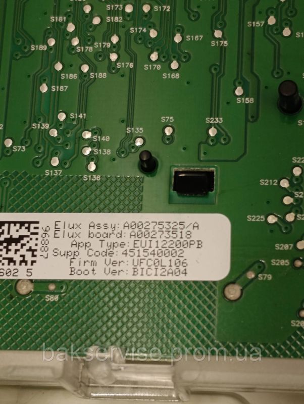 Плата управління(індикації) до пральної машини Electrolux EWT1062TDW Б/У