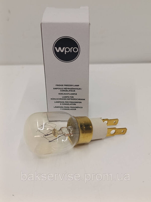 Лампочка внутрішнього освітлення для холодильника Whirlpool Original 15W 484000000979  НОВЕ