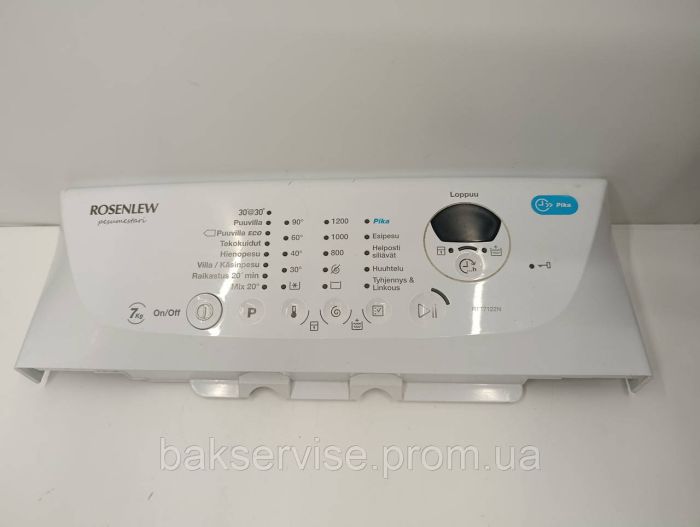 Плата управління(індикації) до пральної машини Zanussi LINDO 100/Rosenlew RTT7122N Б/У