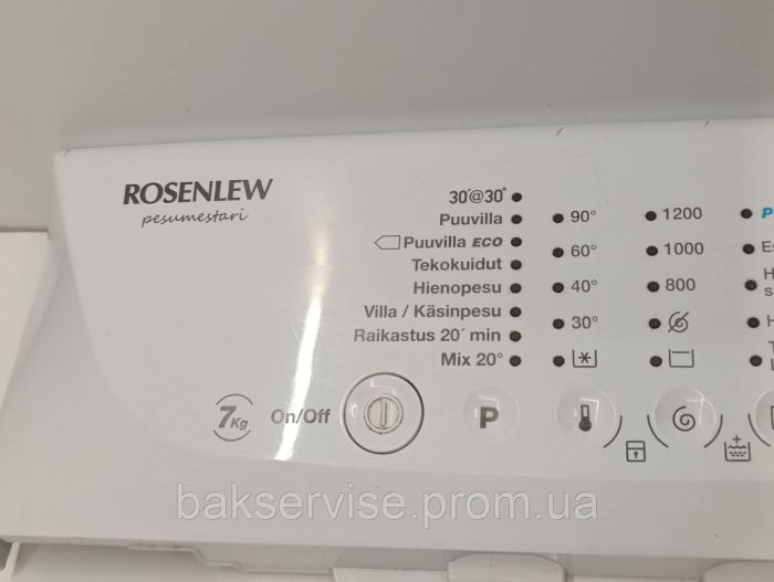 Плата управління(індикації) до пральної машини Zanussi LINDO 100/Rosenlew RTT7122N Б/У
