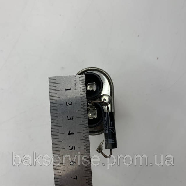 Конденсатор высоковольтный микроволновой печи Daewoo KOR-63D7SLA б/у 21CH984S075Q 0.98 mf 2100v
