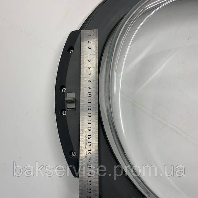Дверца (люк) для стирально-сушильной машинки Whirpool WHD3090GWO Dryer Door Assembly (без завесы) W10615855 б/у