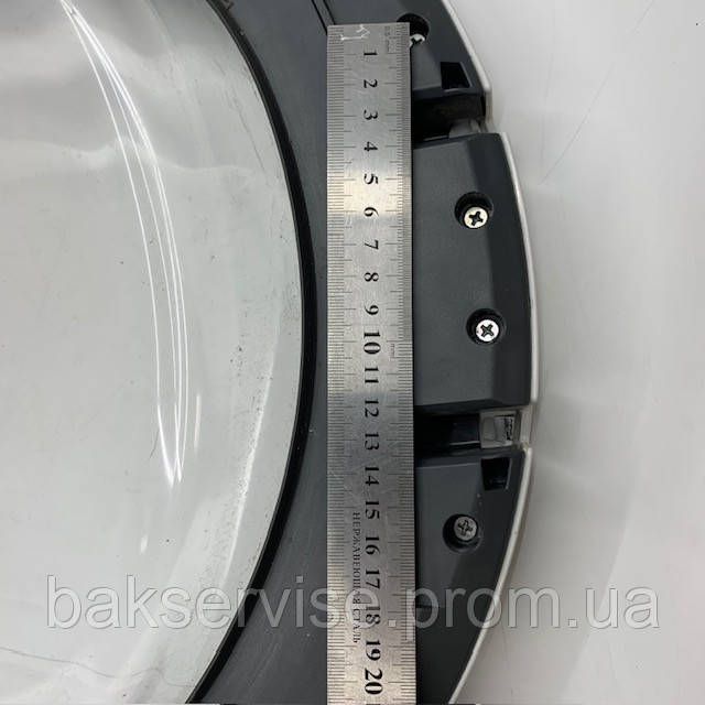Дверца (люк) для стирально-сушильной машинки Whirpool WHD3090GWO Dryer Door Assembly (без завесы) W10615855 б/у