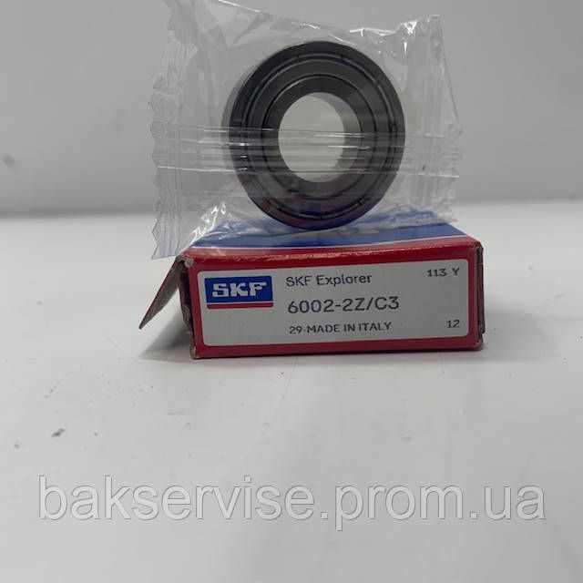 Подшипник SKF 6002 ZZ C3 Explorer (повышенная надежность) для стиральной машины
