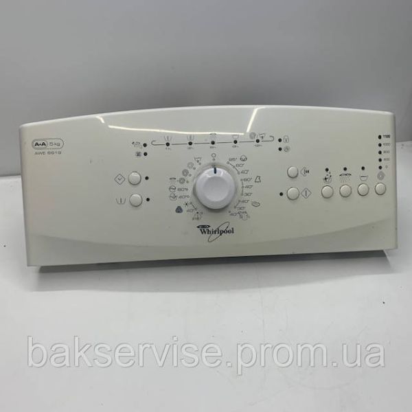 Плата управления к стиральной машине Whirlpool AWE 6619 (БЕЗ ПРОВОДКИ) Б/У