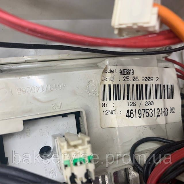 Плата управления к стиральной машине Whirlpool AWE 6619 (БЕЗ ПРОВОДКИ) Б/У