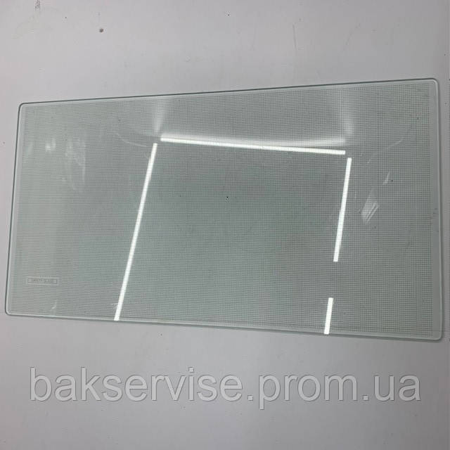 Стеклянная полка для холодильника 500*270 (универсальная)