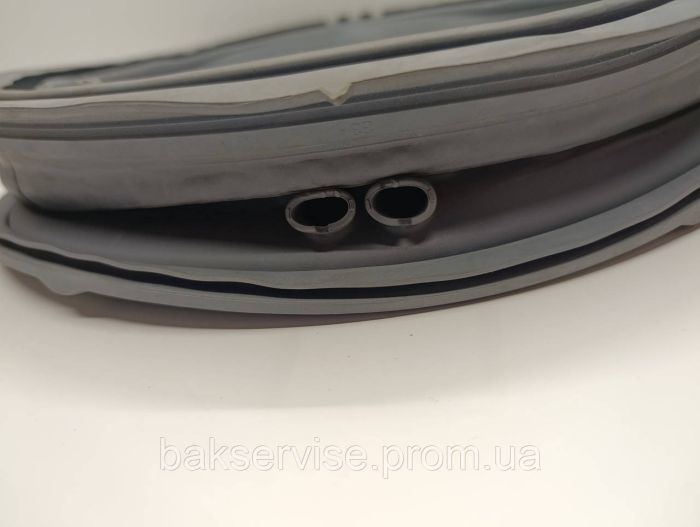 Резина (манжет) люка до пральної машини LG MDS55242601 НОВЕ (2 патрубки закриті+1 відкритий)