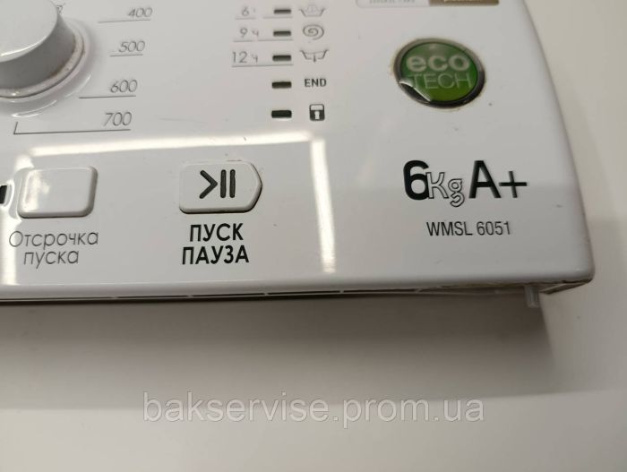 Плата управління(індикації) до пральної машини Hotpoint-Ariston 21021386302 Б/У