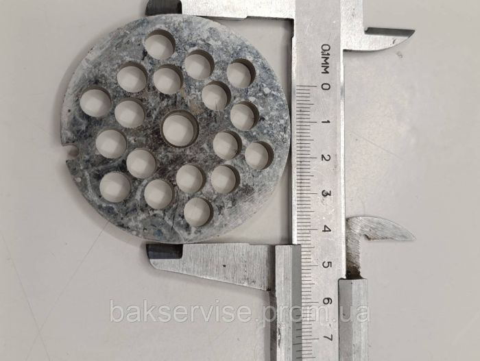Решітка(сито) для м'ясорубки Zelmer №8 86.3162 (велика) Bosch 755475 Original