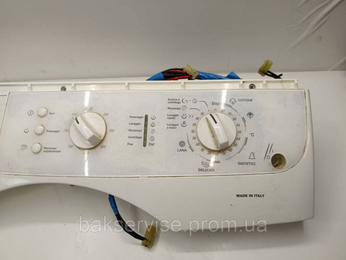Плата управління(індикації) до пральної машини ARDO AE800x Minisel 800r з проводкою Б/У