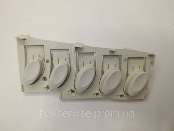 Супорт кнопок лицьової панелі з кнопками до пральної машини Gorenje 587486 Б/У