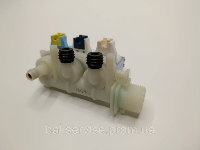 Клапан подачі води до пральної машини Indesit, Ariston 3/90 під фішку Original НОВЕ