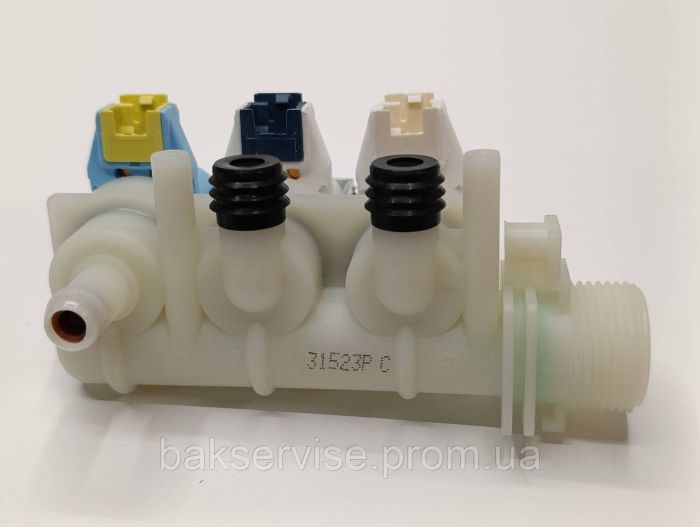 Клапан подачі води до пральної машини Indesit, Ariston 3/90 під фішку Original НОВЕ