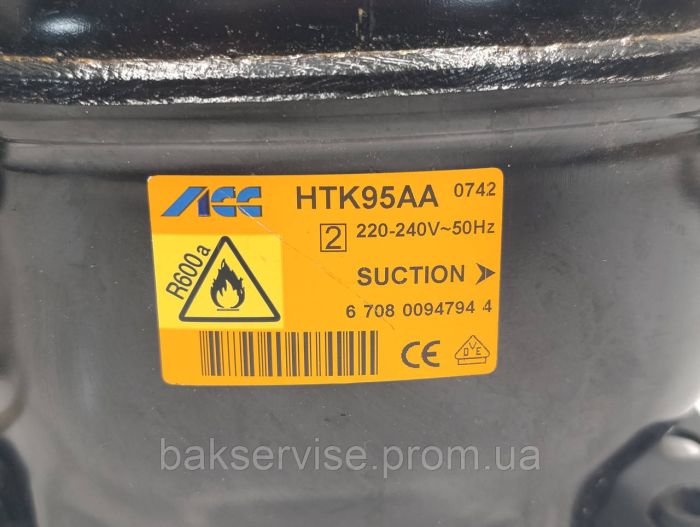 Компресор до холодильника Electrolux HTK95AA R600a  Б/У
