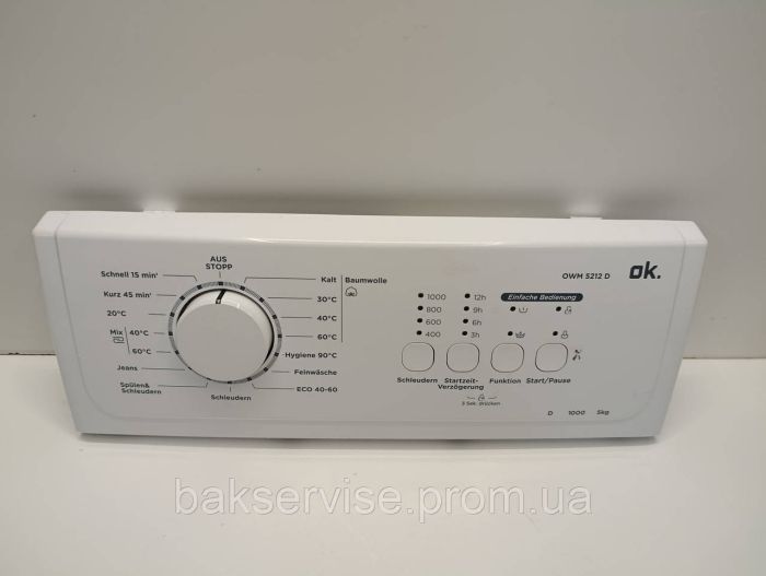 Плата управління(індикації) до пральної машини OK MS381WT311966401 Б/У