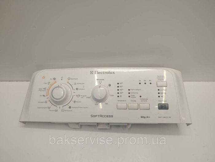 Плата управління(індикації) до пральної машини Electrolux EWT 106211 W Б/У БЕЗ ПРОВОДКИ