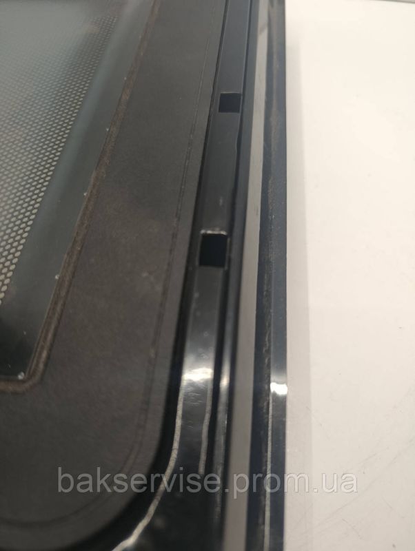 Дверцята до мікрохвильової печі AEG MCC663E-A/B93CS51V Б/У (БЕЗ ЗАМКА)