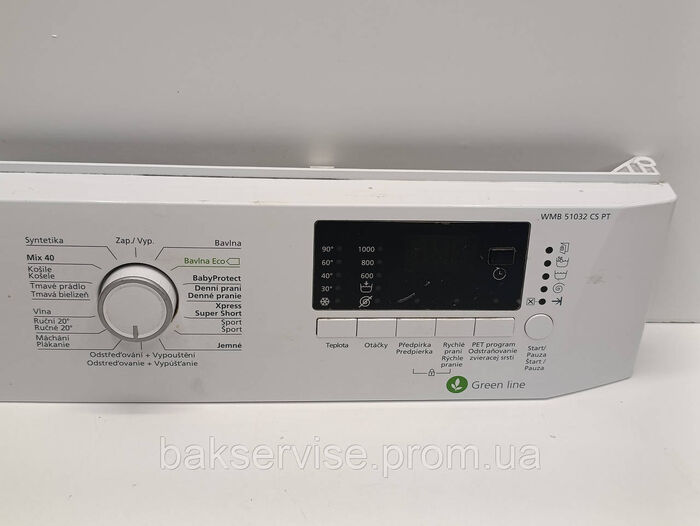 Плата управління(індикації) до пральної машини Beko WMB 51032 CS PT Б/У