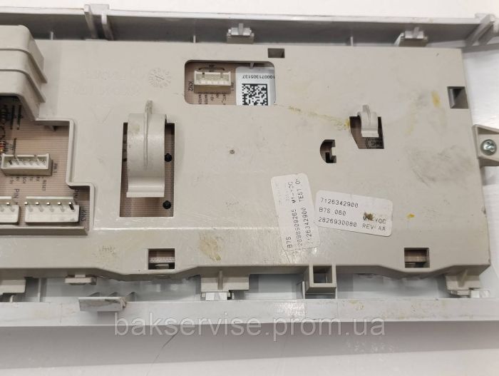 Плата управління(індикації) до пральної машини Beko WMB 51032 CS PT Б/У