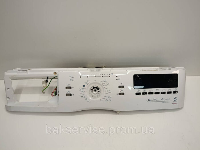 Плата управління(індикації) до пральної машини Whirlpool AWO/C 63201 БЕЗ ПРОВОДКИ Б/У