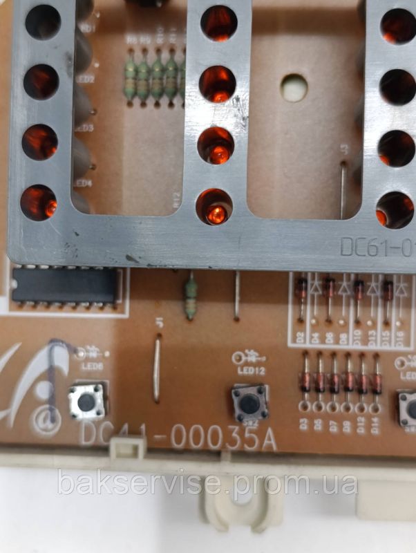 Плата управління(індикації) до пральної машини Samsung WF6520N7W Б/У