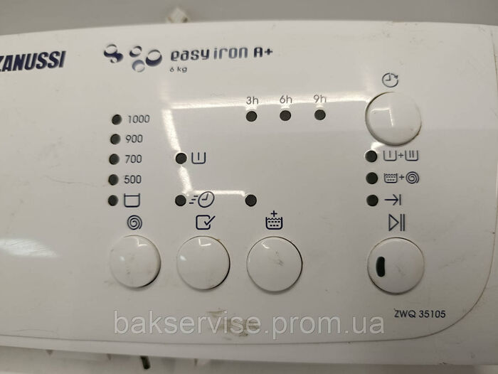 Плата управління(індикації) до пральної машини Zanussi ZWQ35105 Б/У без проводки