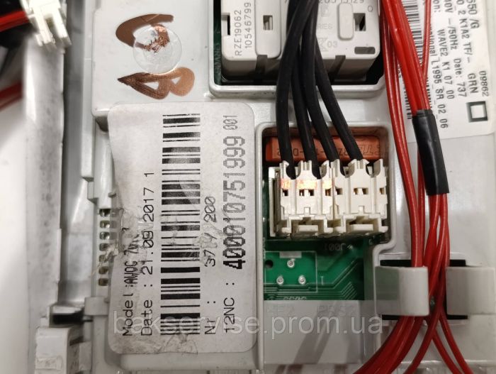 Плата управління(індикації) до пральної машини Whirlpool AWOC 70100 Б/У без проводки