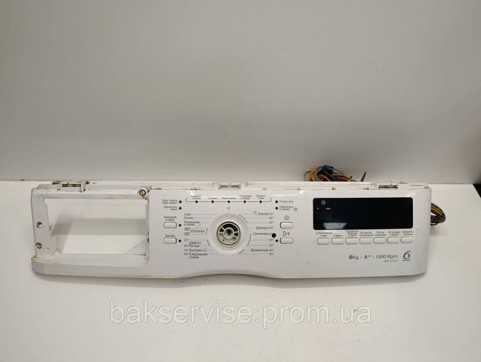Плата управління(індикації) до пральної машини Whirlpool AWS 61012 Б/У без проводки